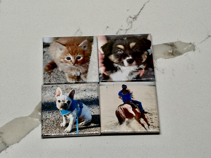 9 Pack Custom Photo Magnets